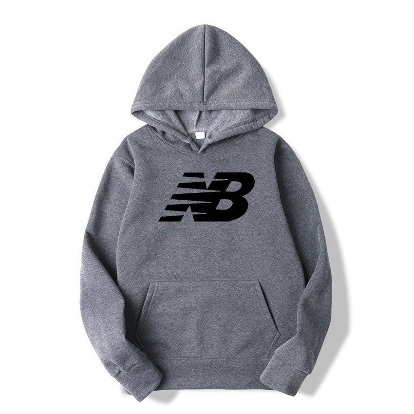 Unisex Hoodie Casual Fleece Printed Hooded Sweatshirt Sportswear