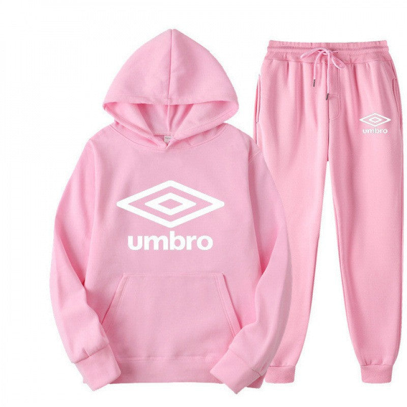 Sporty Hoodie and Pants Set for Men, Streetwear Casual Printed Hooded Sweatshirt  Joggers, Two-Piece