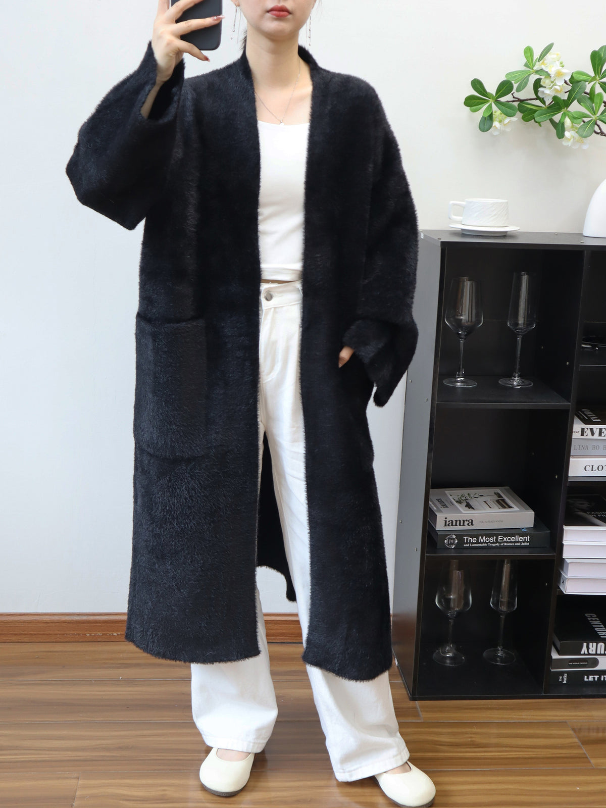 Long loose sweater