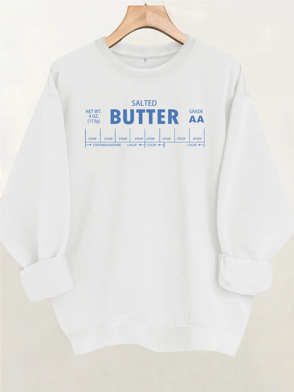 Round neck fleece hoodie