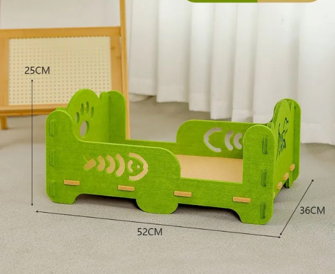 Felt Cat Nest Felt Pet Supplies Multi functional Removable Washable Up and Down Felt Cat Bed Suitable for Cats of All Sizes and