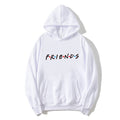 Casual Letter Print Long Sleeve Hooded Pullover Sweatshirt