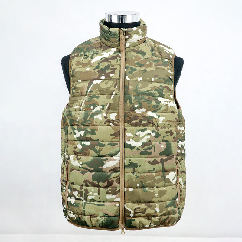Cold War Era Gorka Anorak Camo Vest - Russian KLMK Pattern Field Jacket, Lightweight Cotton, Sleeveless Combat Smock