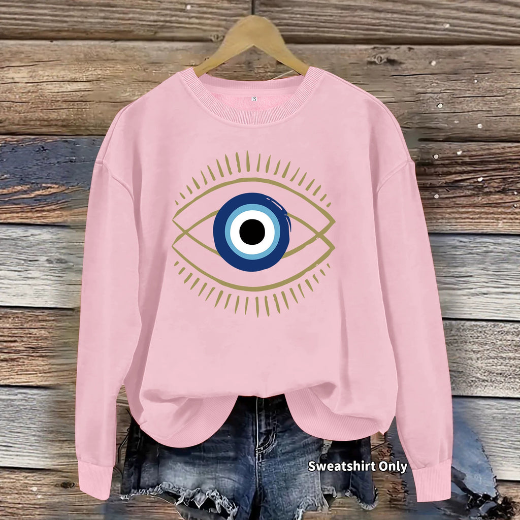 Loose velvet sweatshirt