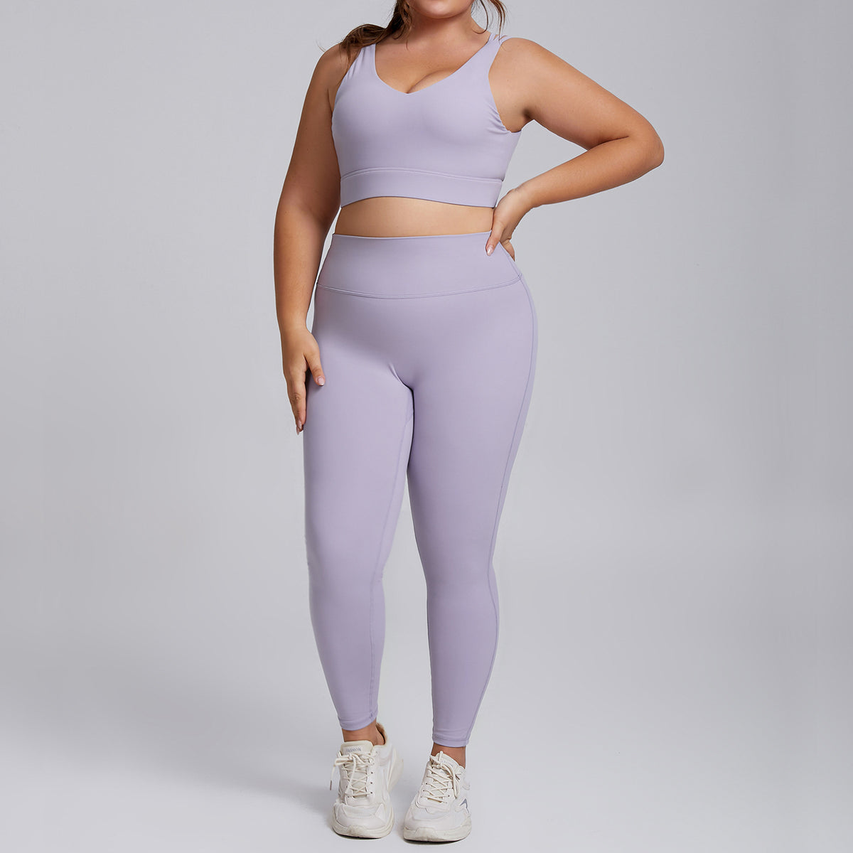 High elasticity yoga fitness suit yoga suit set running shockproof sportswear