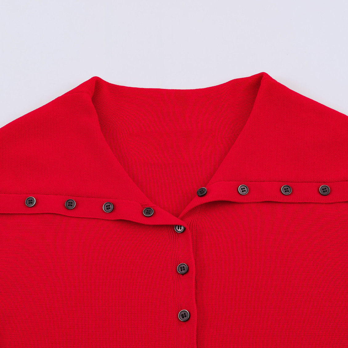 Collar single breasted top