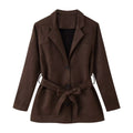 Collar waistband jacket