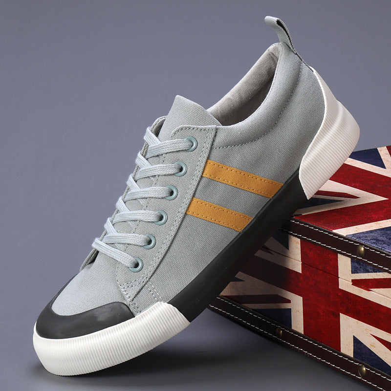 Lightweight breathable versatile casual men's low top flat lace up shoes for men