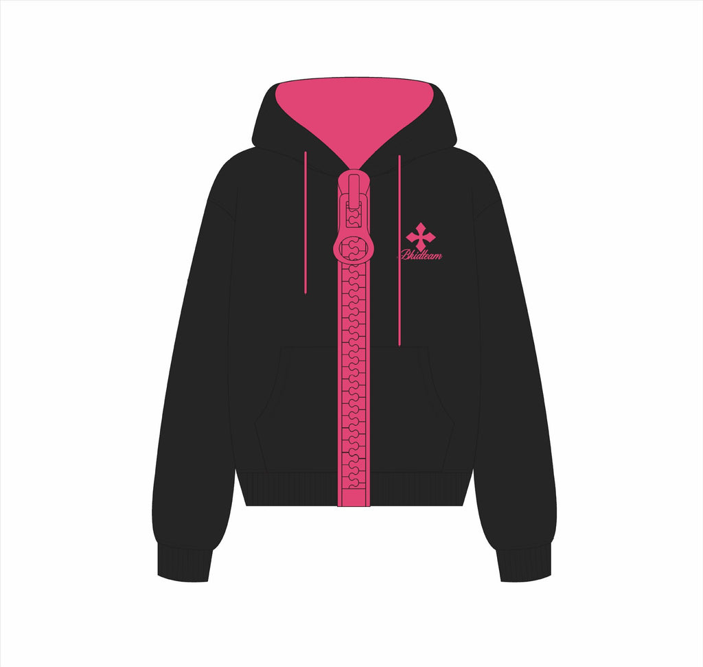 Women's Relaxed Fit Hooded Sweatshirt Jacket - White Grey Fall Winter Pullover
