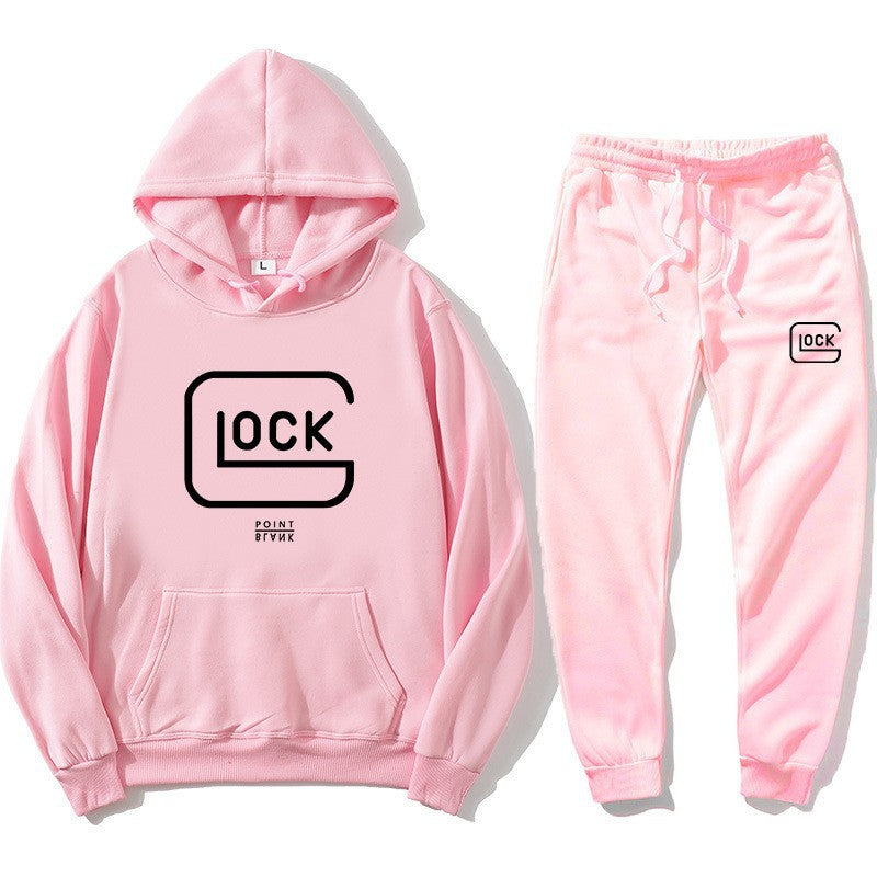 Streetwear Hooded Crewneck Sweatshirt for Men, Casual Warm Hoodie