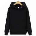 Solid Color Casual Athletic Pullover Hoodie Unisex Sweatshirt Jacket