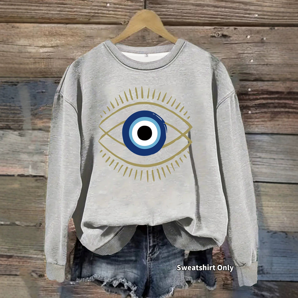 Loose velvet sweatshirt