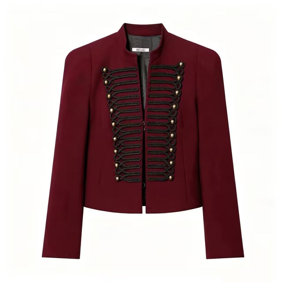 Versatile slim fit suit jacket with shoulder pads