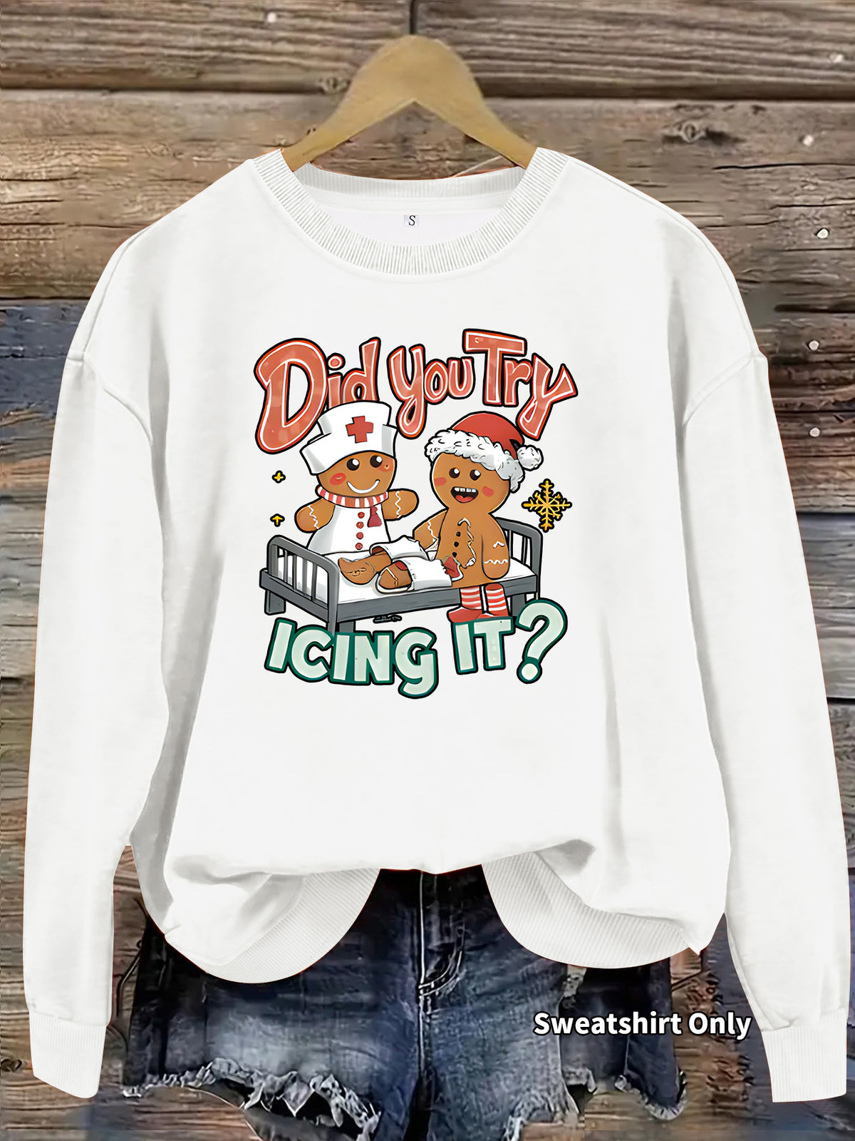 Round neck fleece sweatshirt sports sweatshirt