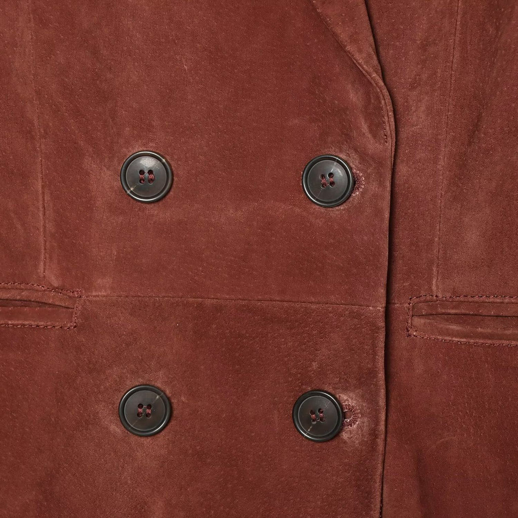 Tailored lapel suit jacket