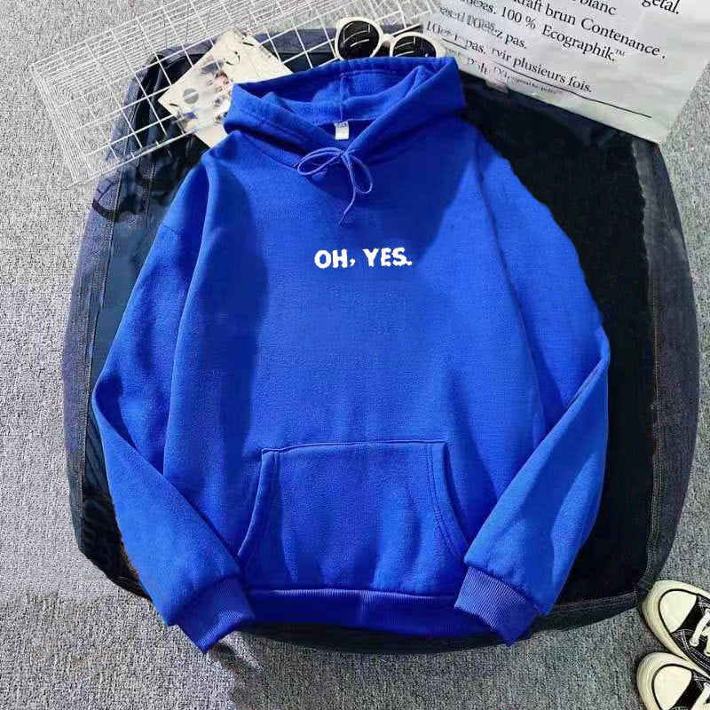 Women's Fleece-Lined Hooded Sweatshirt, Loose Fit Jacket
