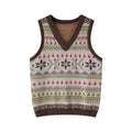Geometric horizontal jacquard sweater