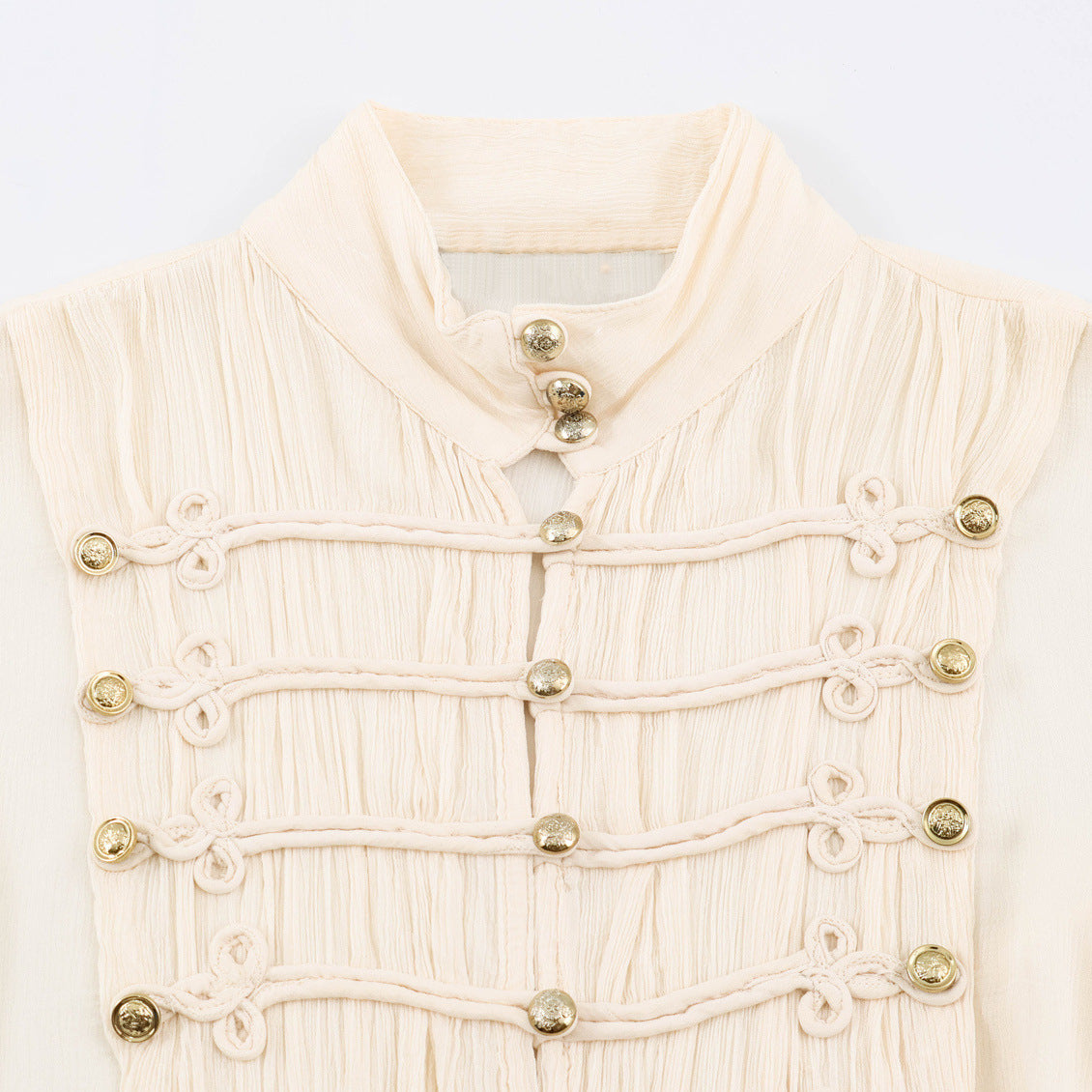 Rope knot long sleeved shirt