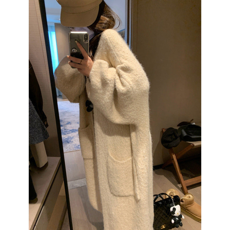 Autumn and winter thick loose sweater jacket
