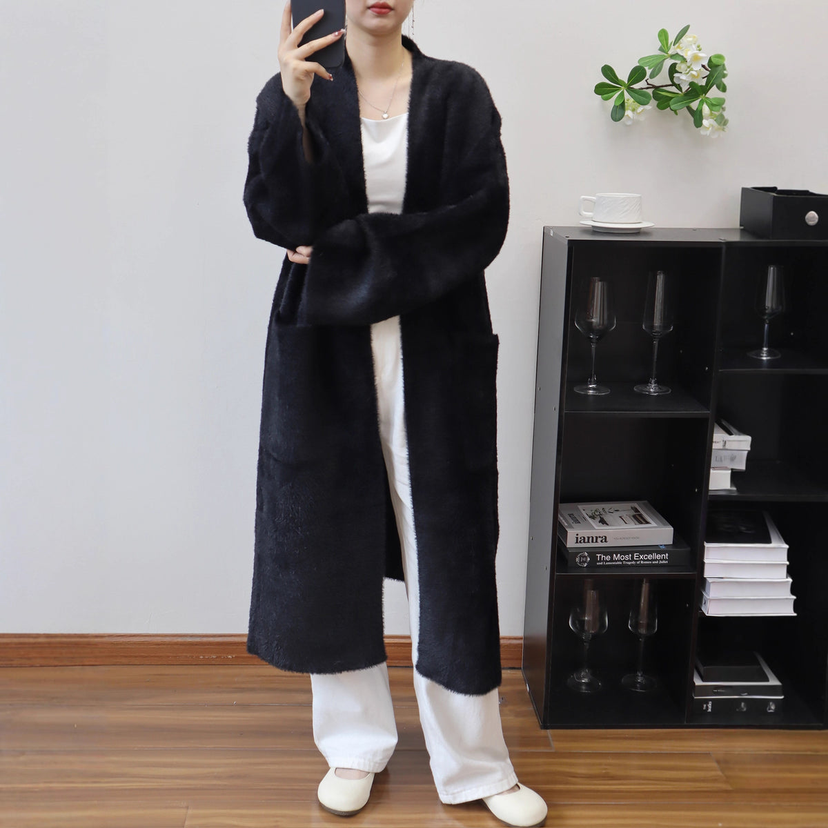 Long loose sweater