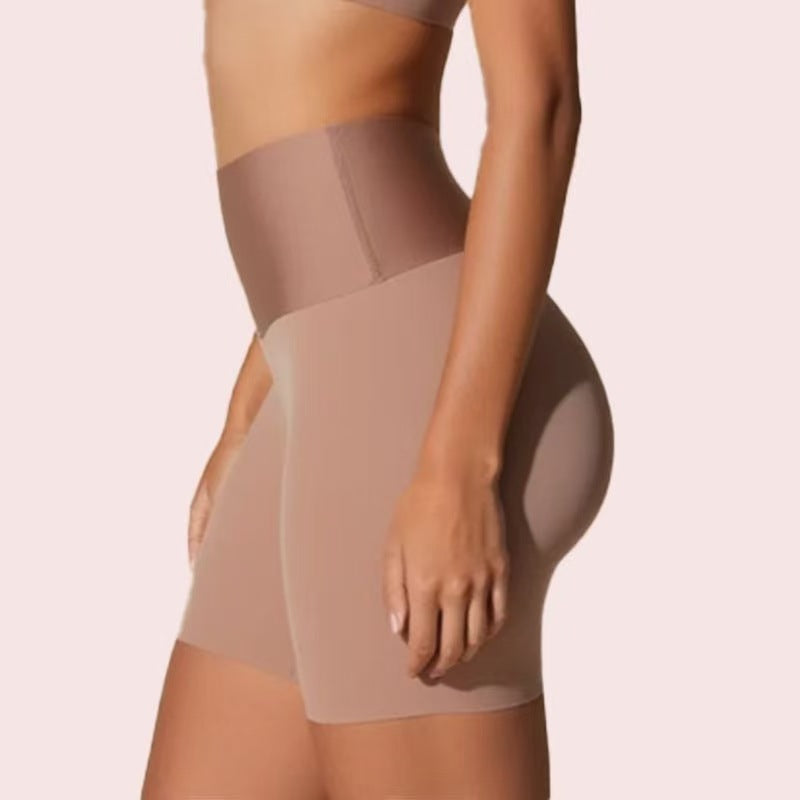 European American High Waist Slim Fit Yoga Fitness Shorts