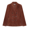 Tailored lapel suit jacket
