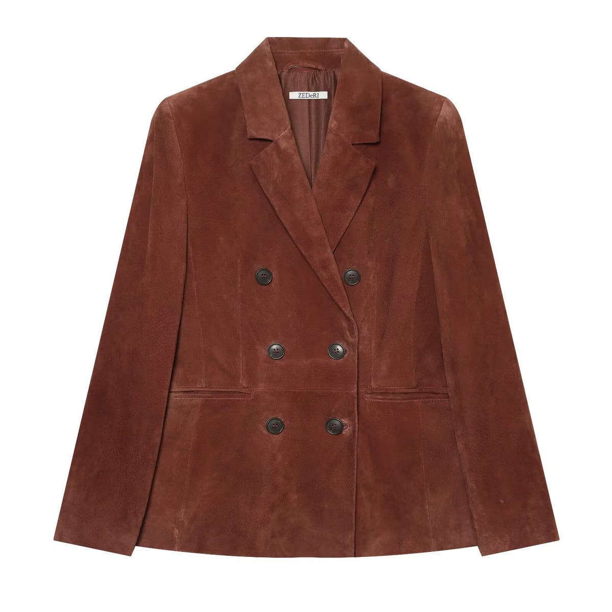 Tailored lapel suit jacket