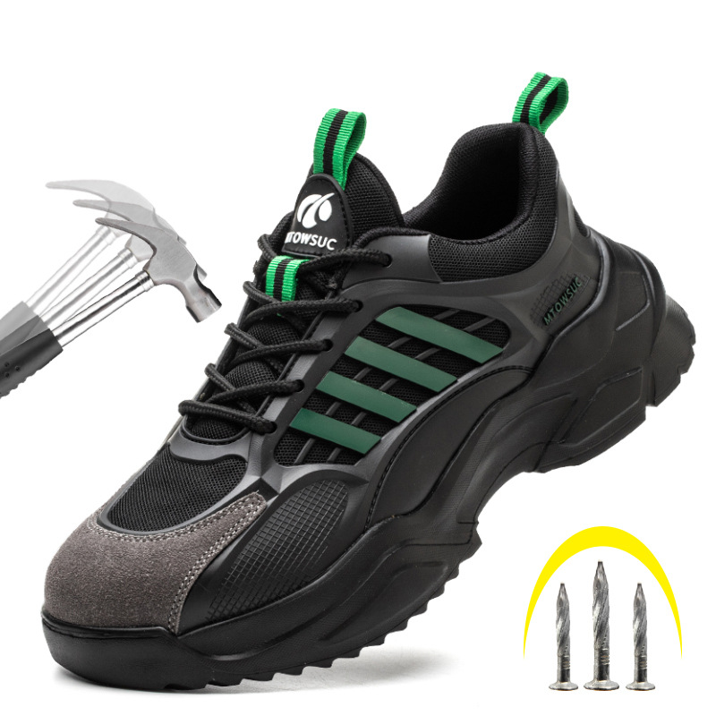 Lightweight and breathable safety shoes for men and women, anti smashing and puncture work shoes, safety shoes