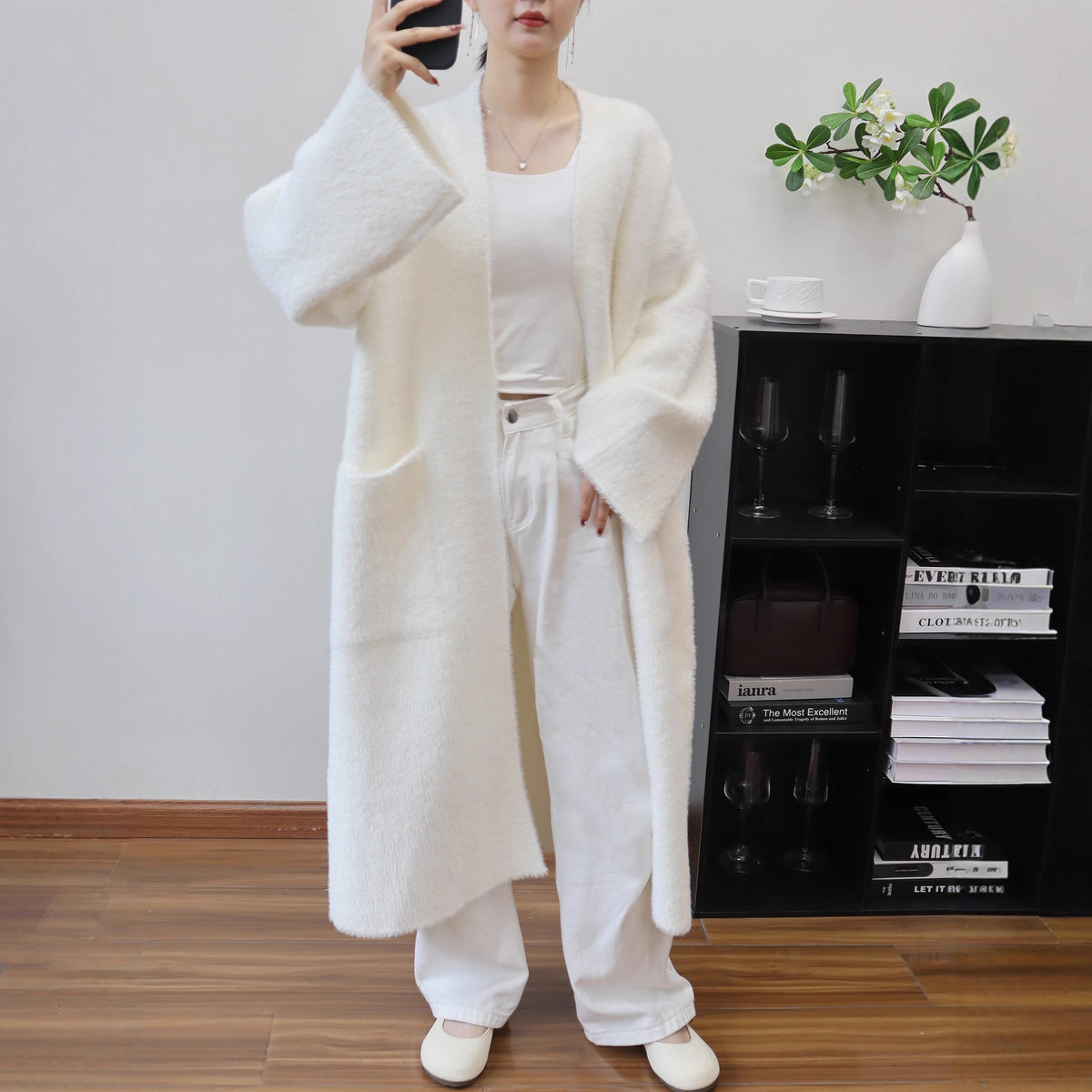 Long loose sweater