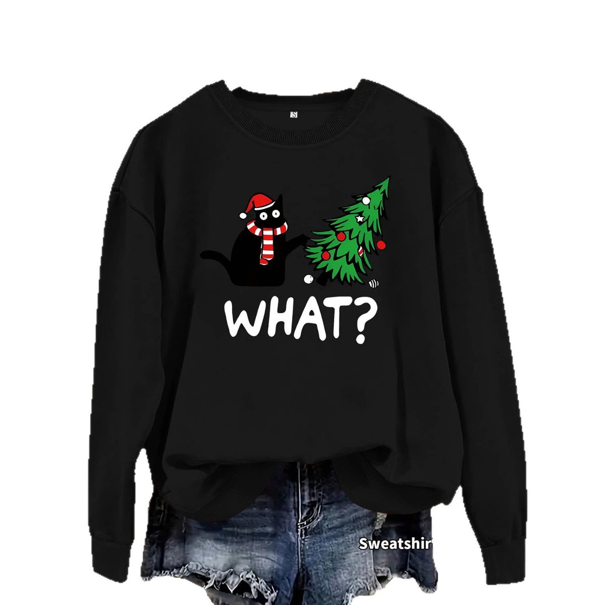 Round neck hoodie for women