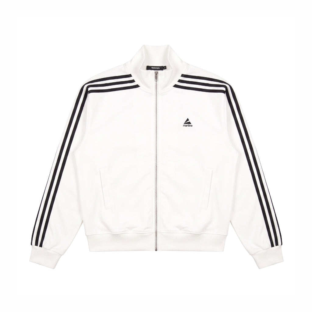 Sporty Side Stripe Open Front Stand Collar Loose Casual Hoodie