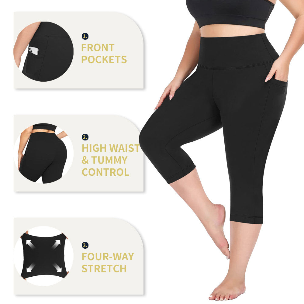 Pocket size seven yoga pants milk silk high waisted sports leggings