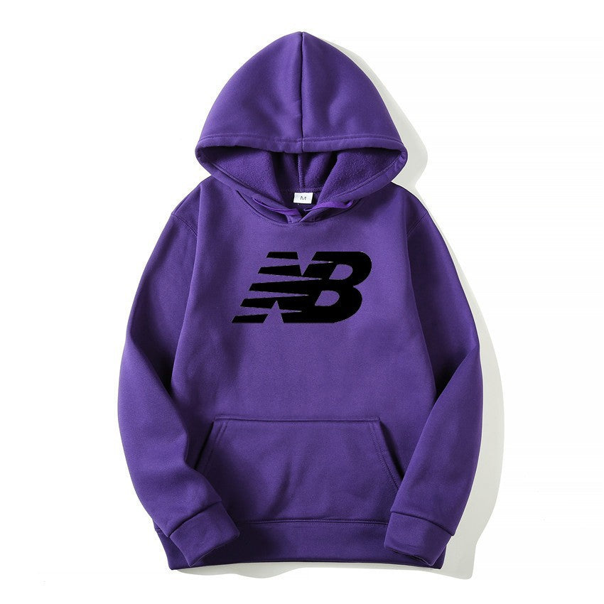 Unisex Hoodie Casual Fleece Printed Hooded Sweatshirt Sportswear