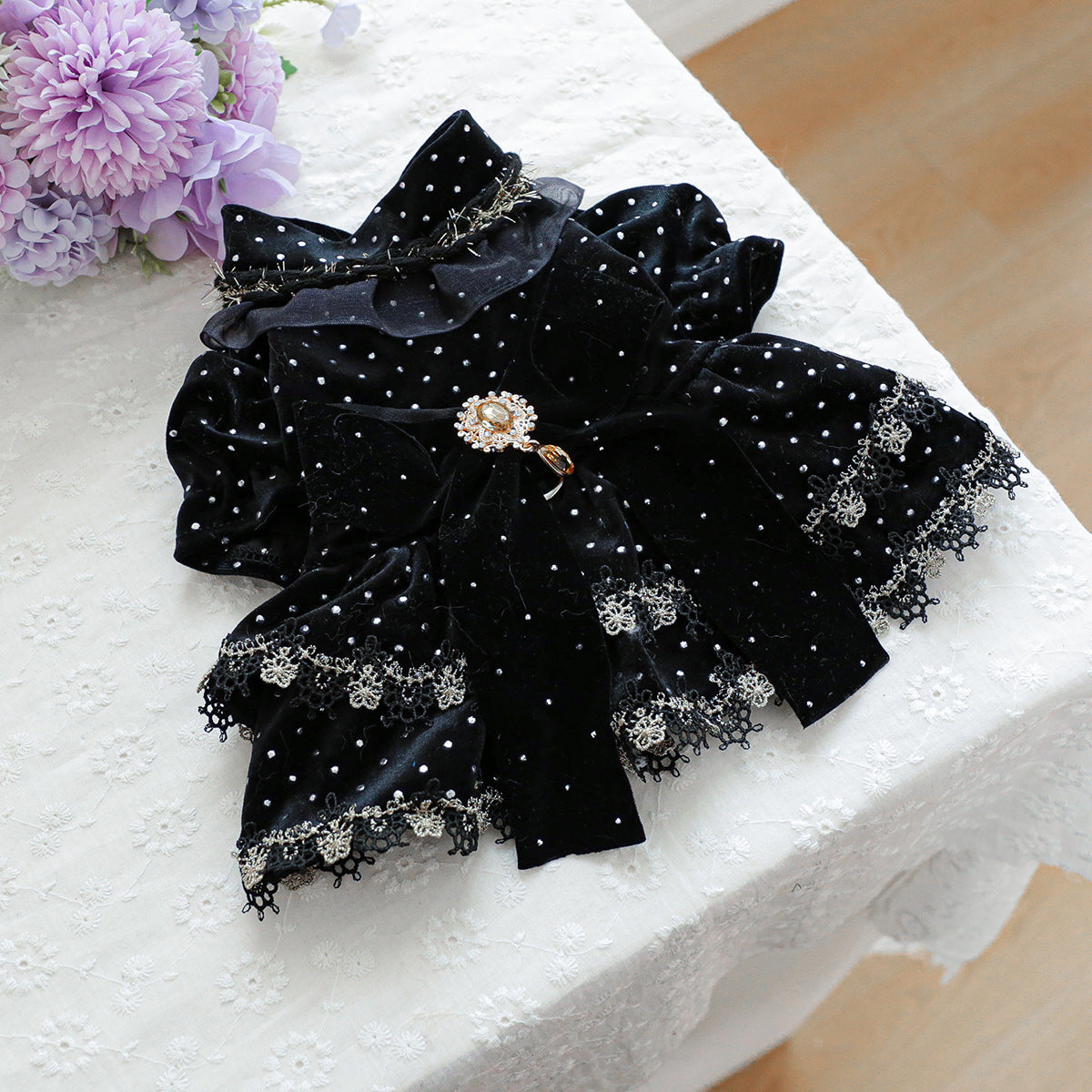 Halloween Pet Dog Cat Dress Quirky Pumpkin Wedding Costume Outfit
