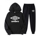 Sporty Hoodie and Pants Set for Men, Streetwear Casual Printed Hooded Sweatshirt  Joggers, Two-Piece