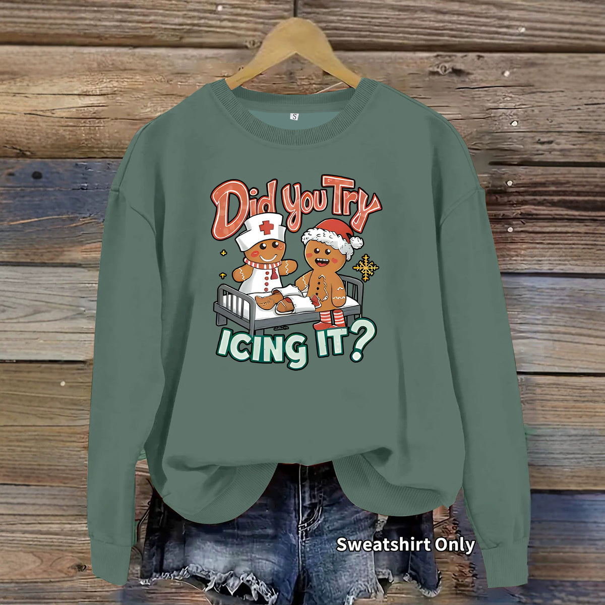 Round neck fleece sweatshirt sports sweatshirt