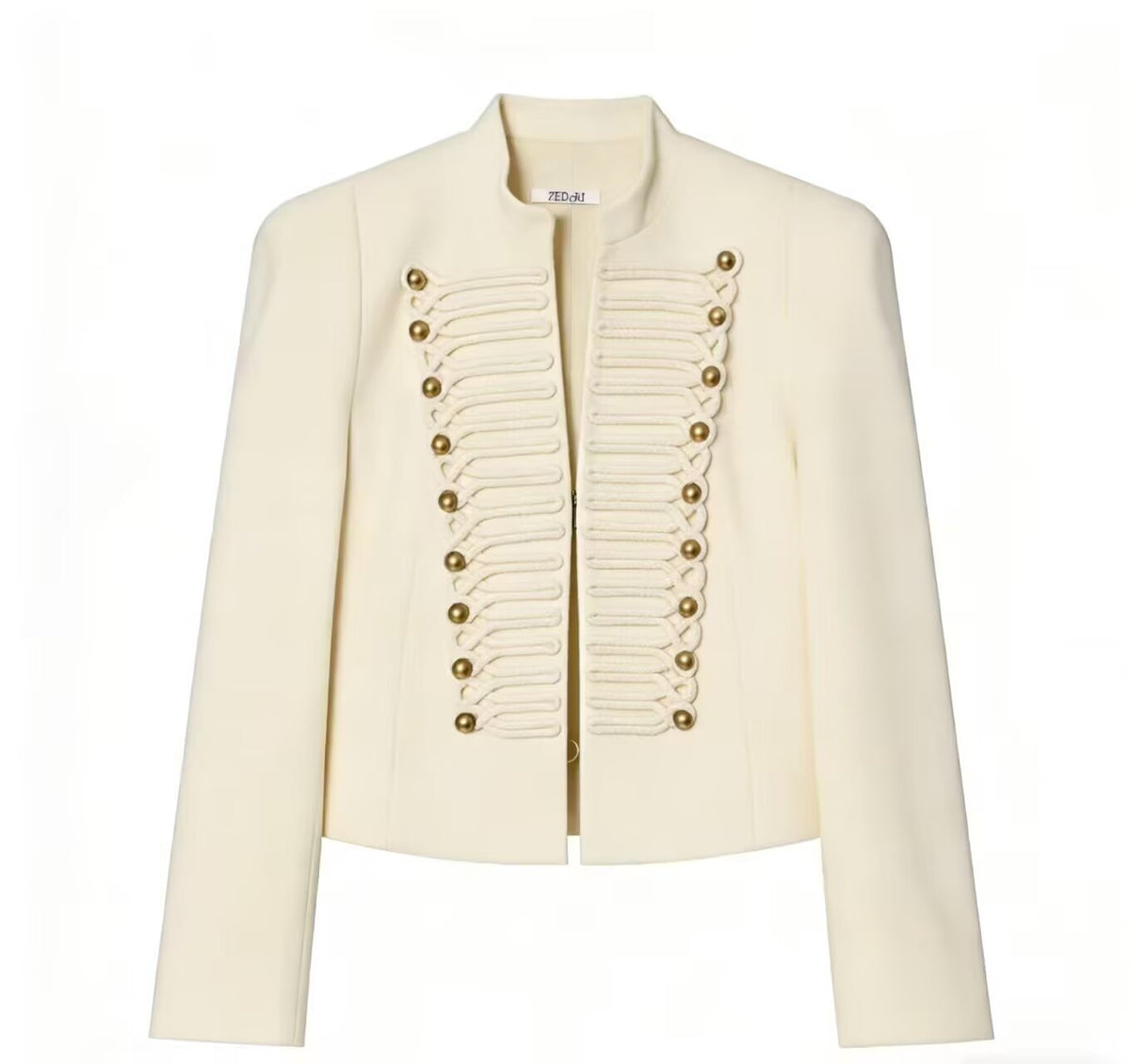 Versatile slim fit suit jacket with shoulder pads