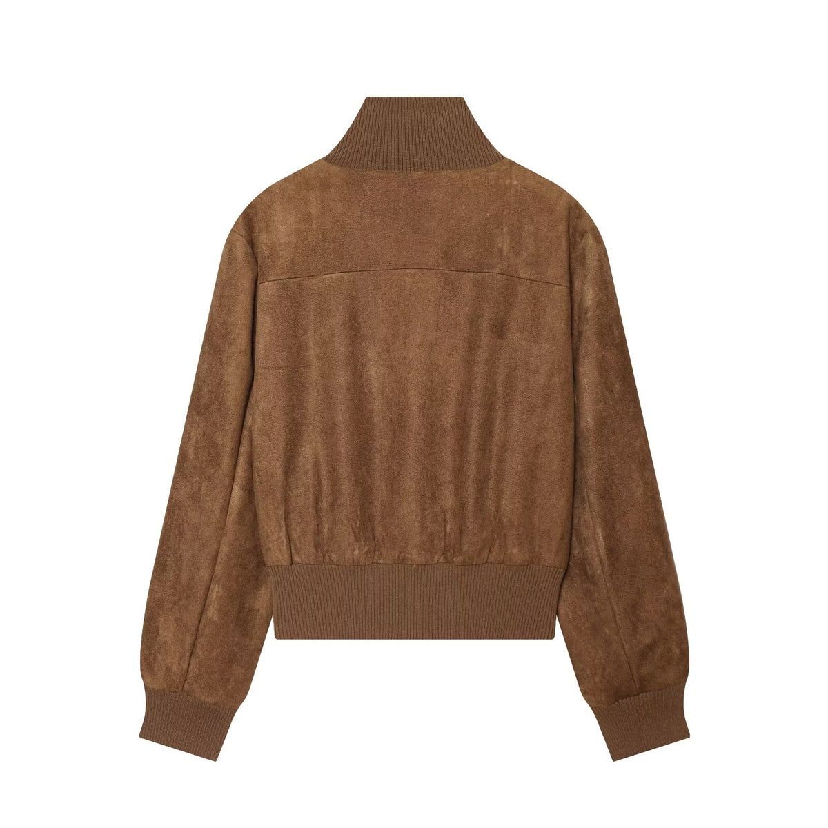 Stand up collar and large pocket jacket