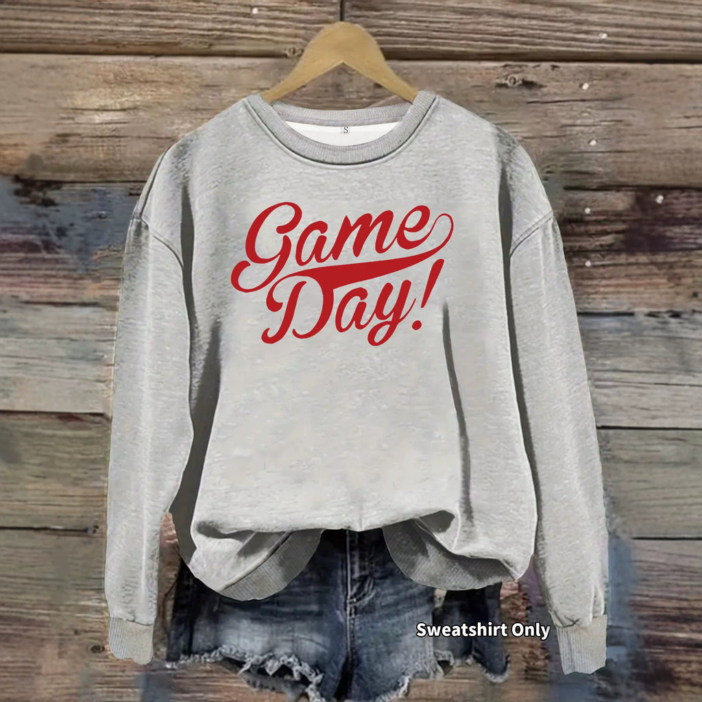 Printed loose women's fleece hoodie