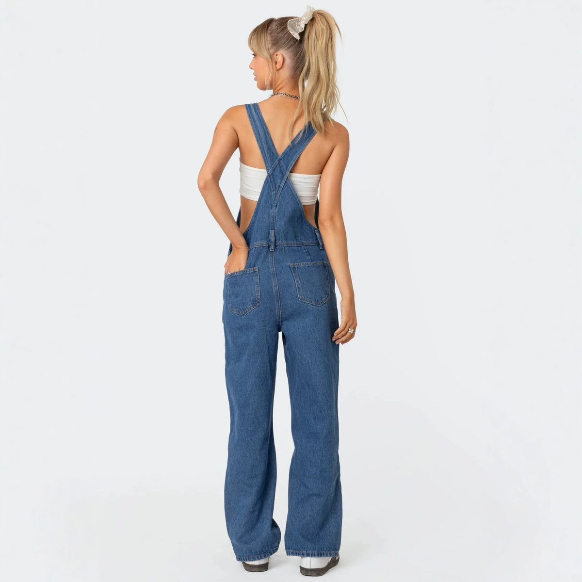 Summer Women's Trendy  Denim Overalls Casual Streetwear Comfortable Suspender Pants