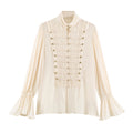 Rope knot long sleeved shirt