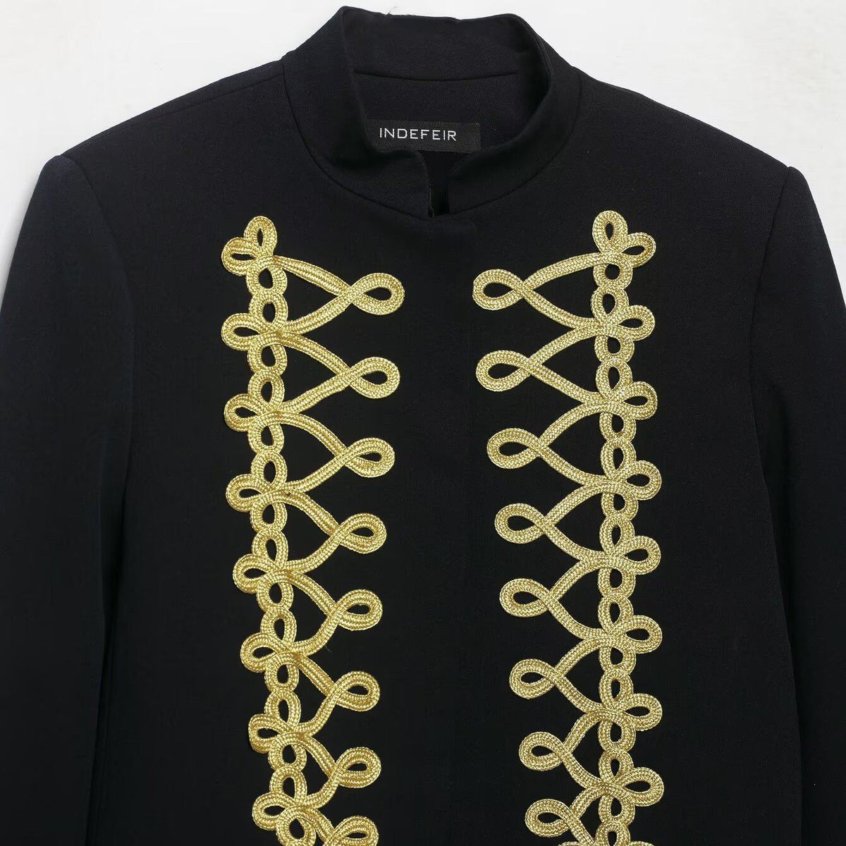 Rope knot long sleeved jacket