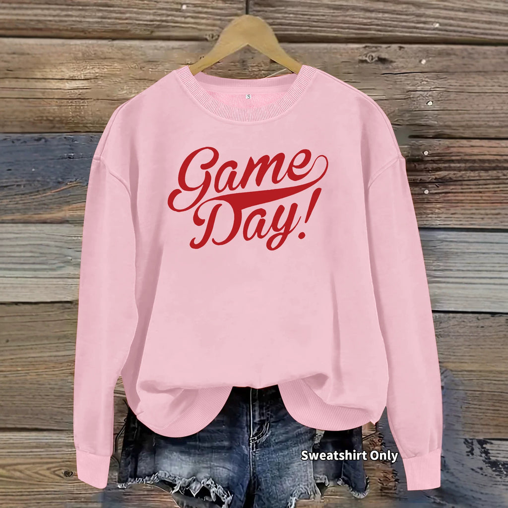 Printed loose women's fleece hoodie