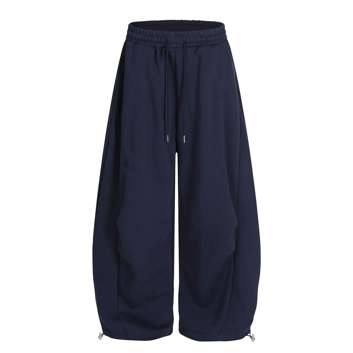 Women's Solid Color Drapey Wide Leg Pants, Loose Fit Casual Lightweight Trousers