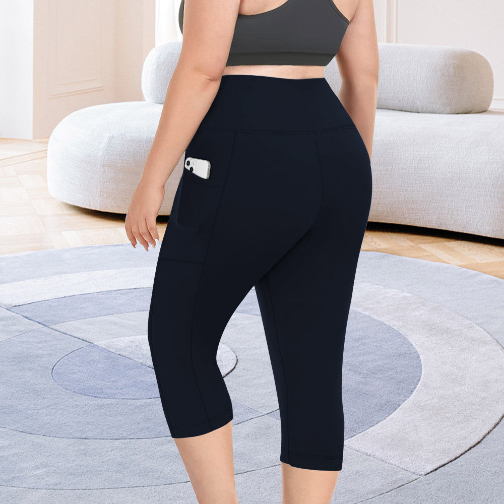 Pocket size seven yoga pants milk silk high waisted sports leggings