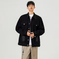 Men's  Denim Jacket Loose Fit Outerwear