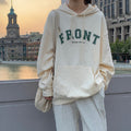 Oversized Fleece-Lined Hooded Sweatshirt for Women