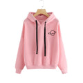 Women's Casual Printed Planet Graphic Hooded Sweatshirt