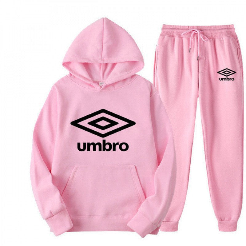 Sporty Hoodie and Pants Set for Men, Streetwear Casual Printed Hooded Sweatshirt  Joggers, Two-Piece