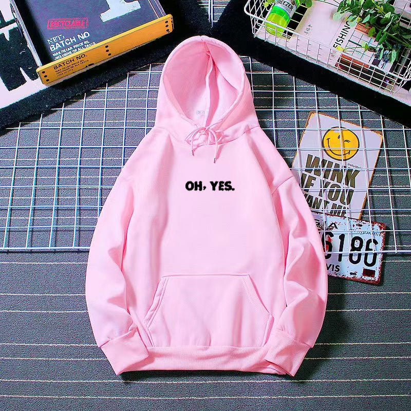 Women's Fleece-Lined Hooded Sweatshirt, Loose Fit Jacket